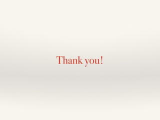 Thank you! 
