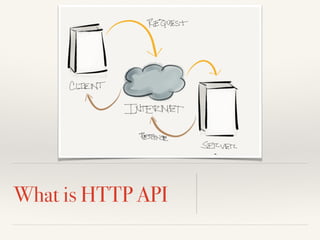 What is HTTP API 
 