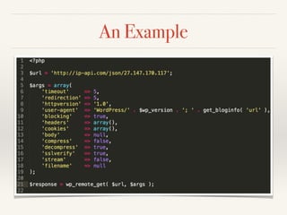 An Example 
 