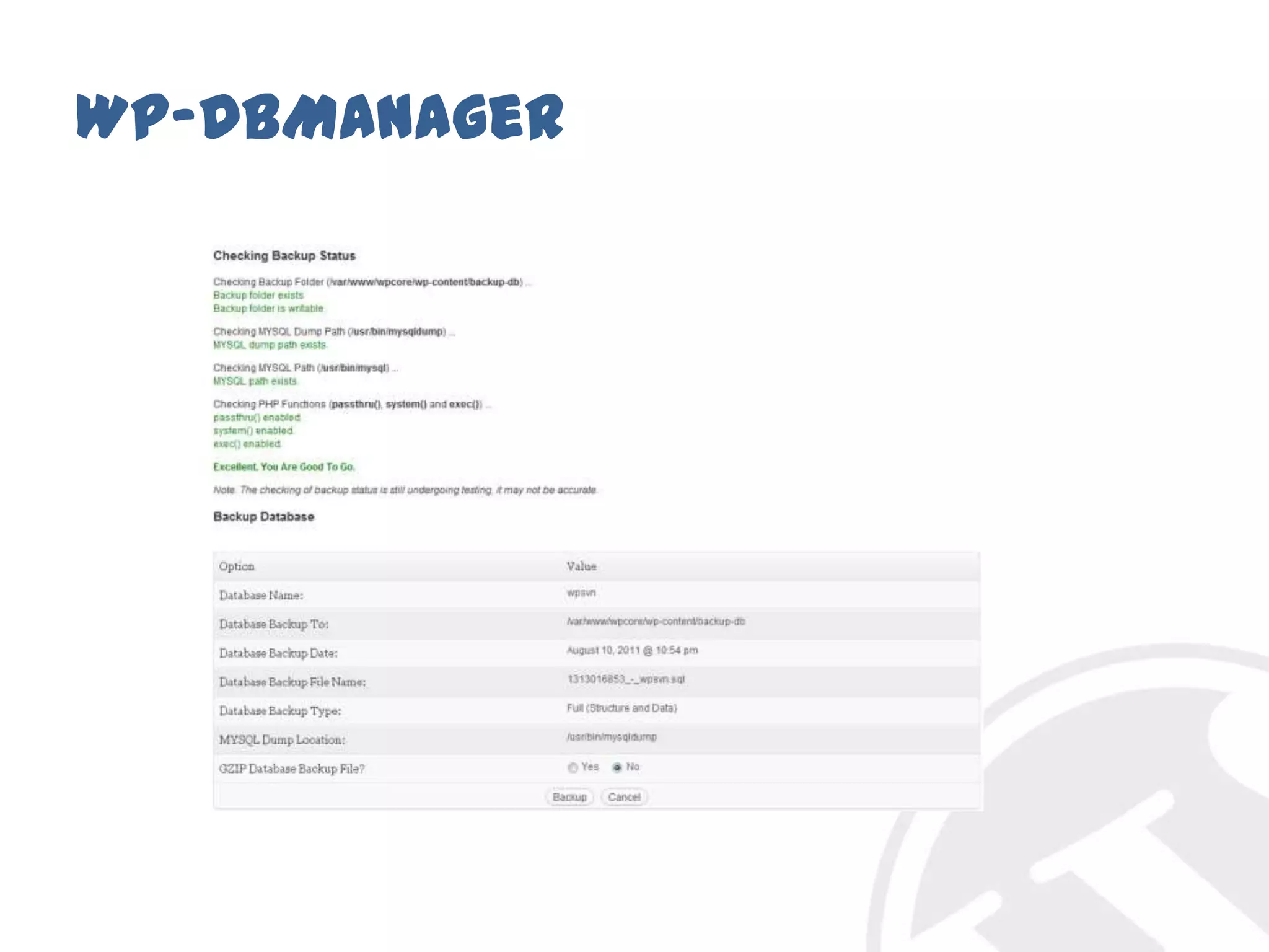 WP-DBManager