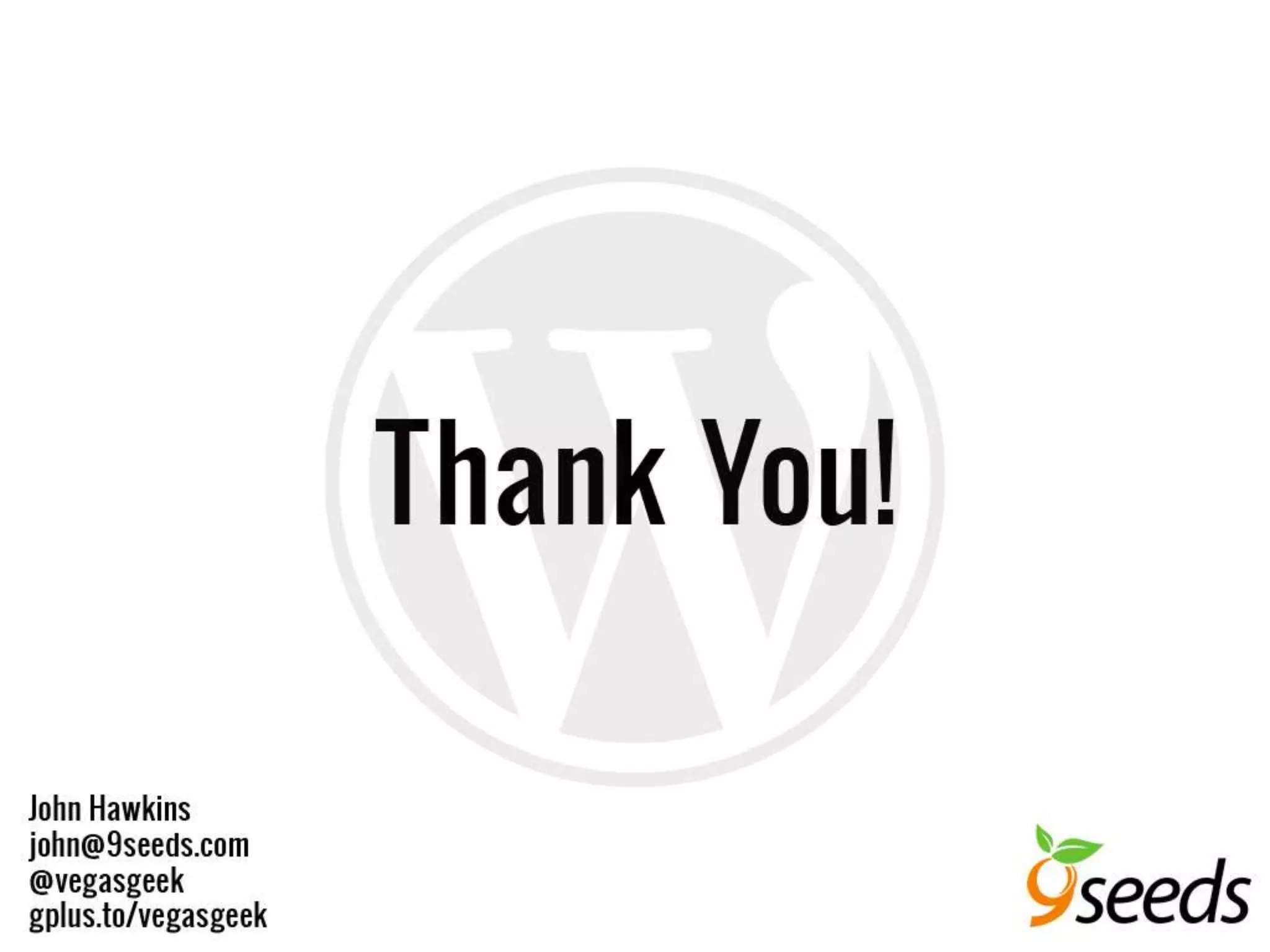 WordPress meetup - 10 plugins