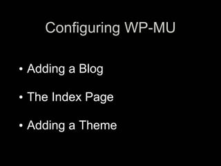 WP-MU 101: How to Install and Avoid Common Mistakes