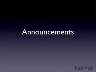 WordPress Plugins (WordCamp Utah)