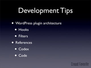WordPress Plugins (WordCamp Utah)