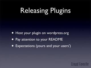 WordPress Plugins (WordCamp Utah)