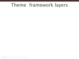 Theme framework layers
 