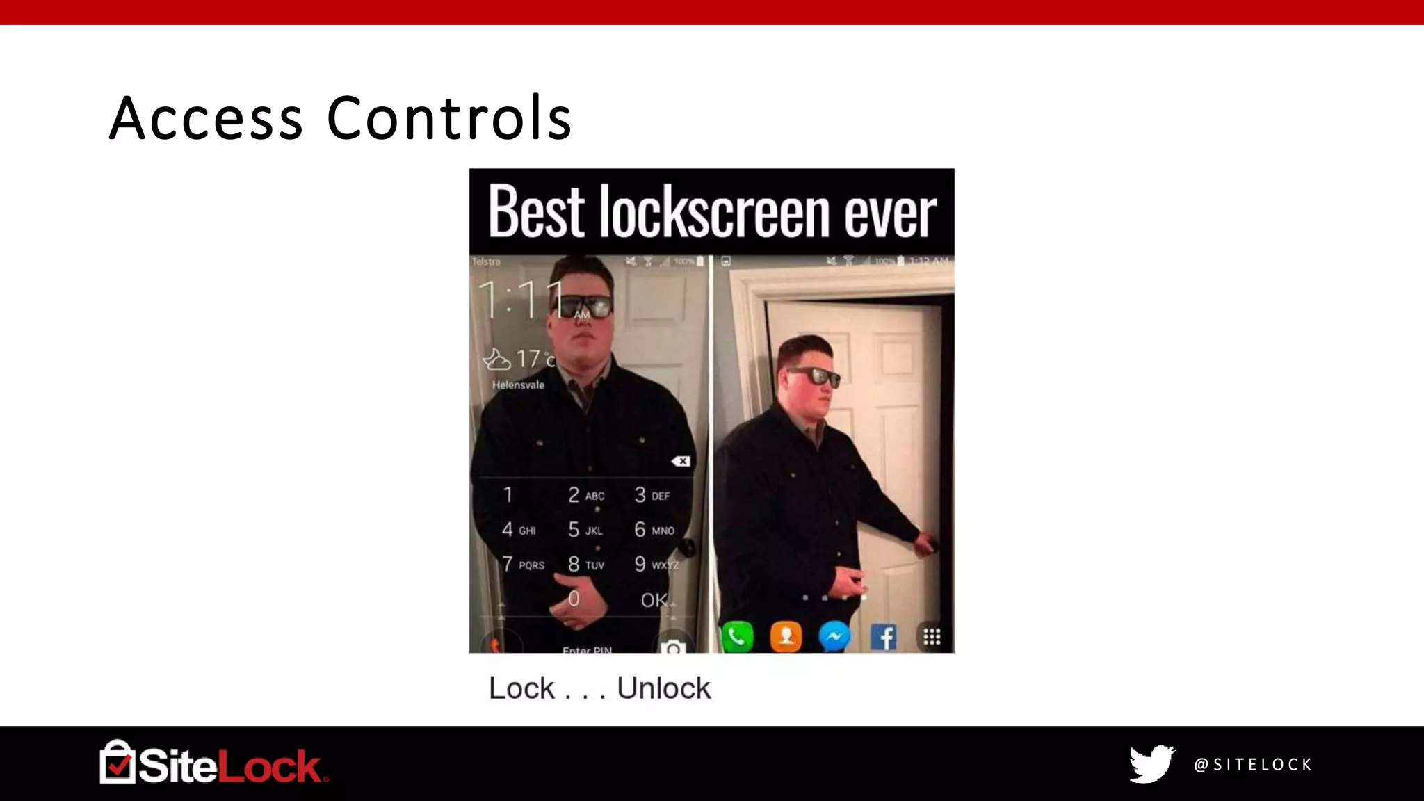 @ S I T E L O C K
Access Controls
 