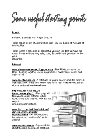 W&P Student Cwork Guide[1]