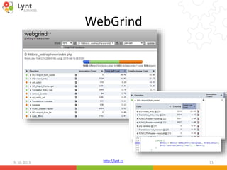 http://lynt.cz
WebGrind
9. 10. 2015 51
 