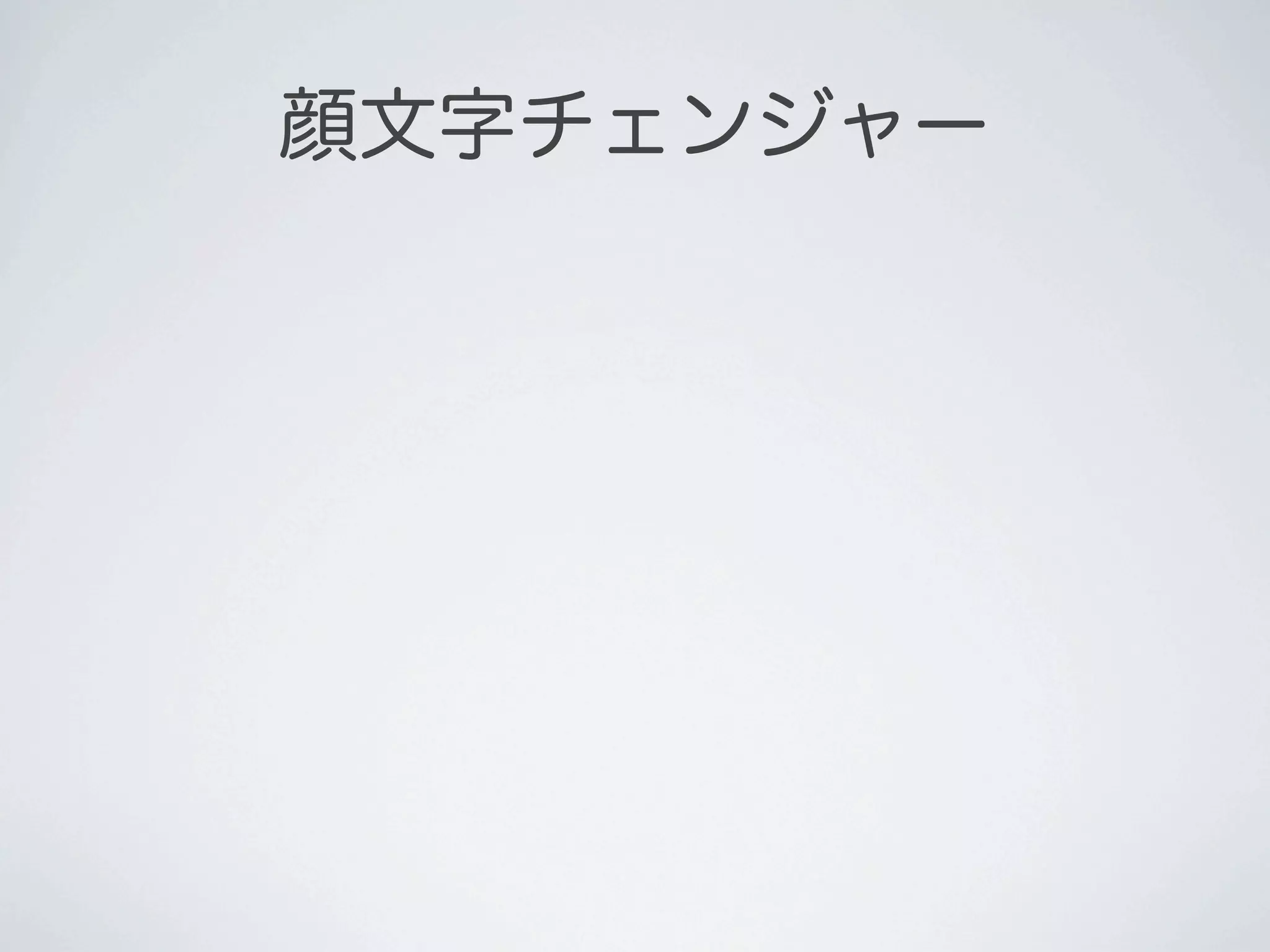 顔文字チェンジャー
 