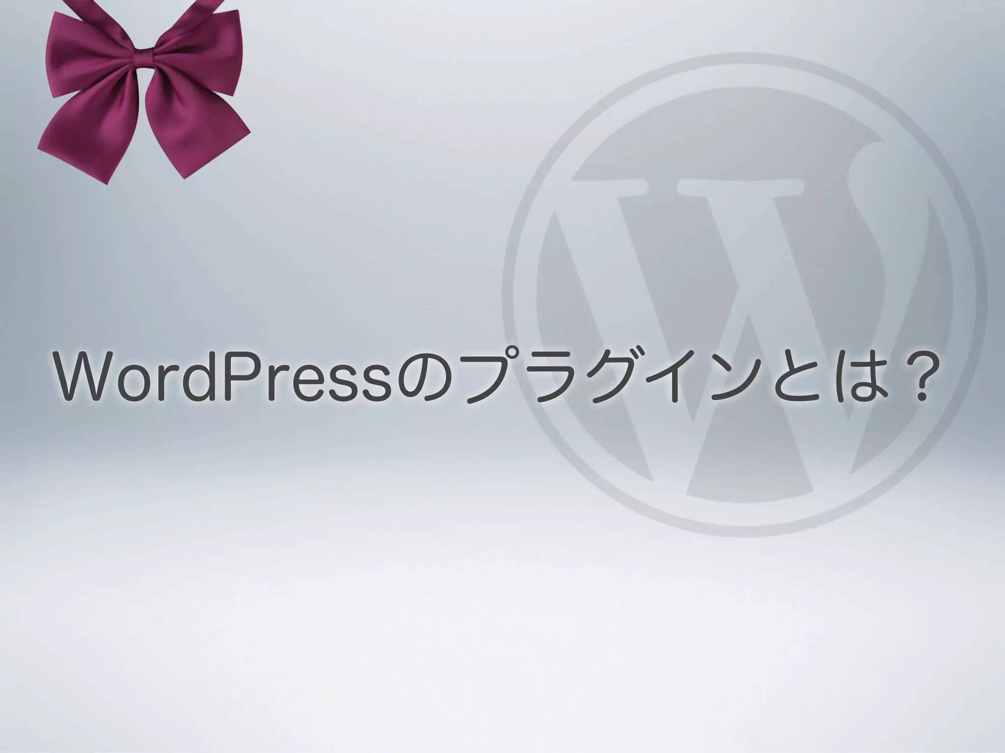 WordPressのプラグインとは？
 