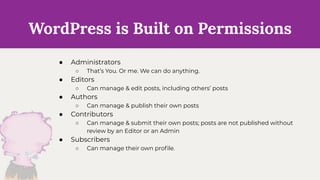 WordPress for Witches : WordPress 100