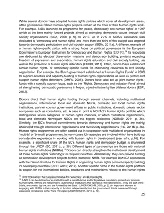 Ngo Human Rights Policy Examples INTEGRATING HUMAN RIGHTS IN DEVELOPMENT POLICY: MAPPING DONOR ...