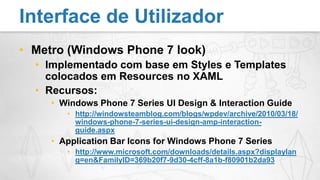 Interacções: Controlos e PainéisInterface de Utilizador