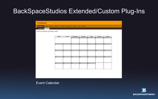 BackSpaceStudios Extended/Custom Plug-Ins Event Calendar 