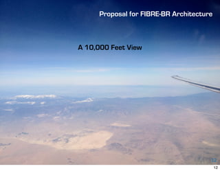Proposal for FIBRE-BR Architecture



A 10,000 Feet View




                                       12
                                           12
 