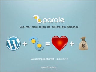 +              =                     +
    Wordcamp Bucharest – June 2012
 