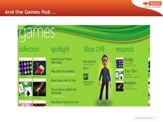And the Games Hub .. 