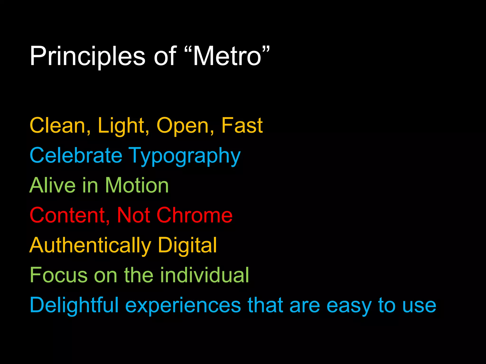 Rapid creation of visually stunning apps