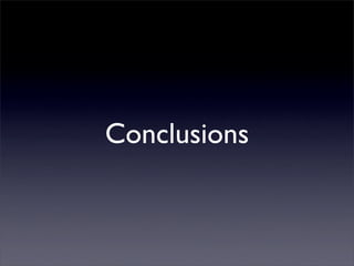 Conclusions
 