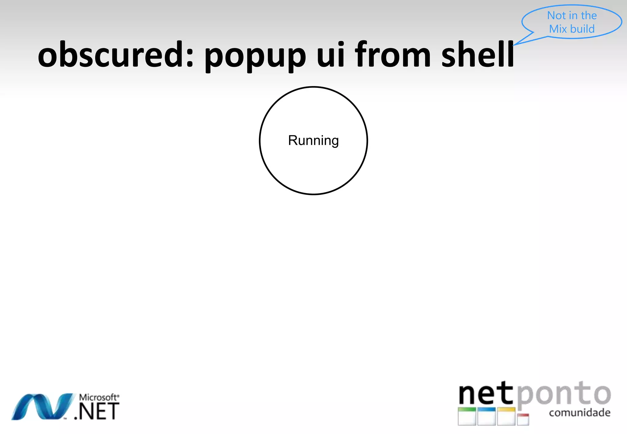 basic application lifetimeNot runningSplash screen