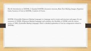Web programming and Applications _Notes1 | PPTX