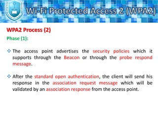 It uses the RC4 encryption protocol to secure the data.
