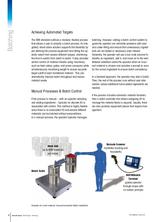 Batch Control According to S88 Standards