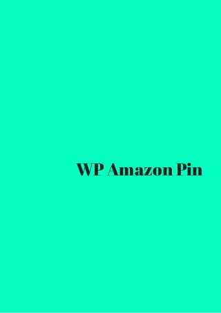 WP Amazon Pin 
 