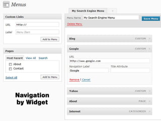 Navigation
by Widget
 