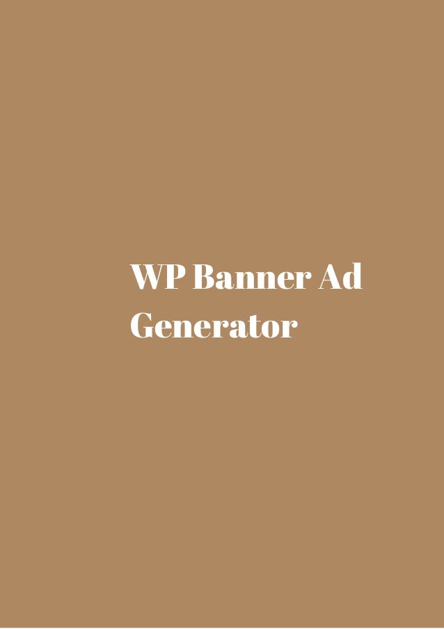 Wp Banner Ad Generator Honest Review