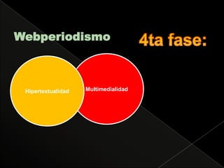 Webperiodismo4ta fase:MultimedialidadHipertextualidad