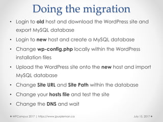 On the Move, Website Migrations Debunked