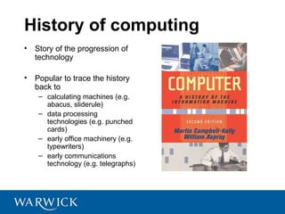 The computer as a modelling machine, a history of analog computing | PDF