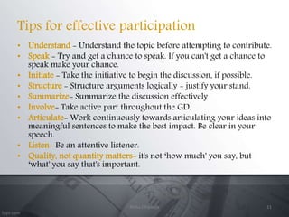 Group discussion | PPSX