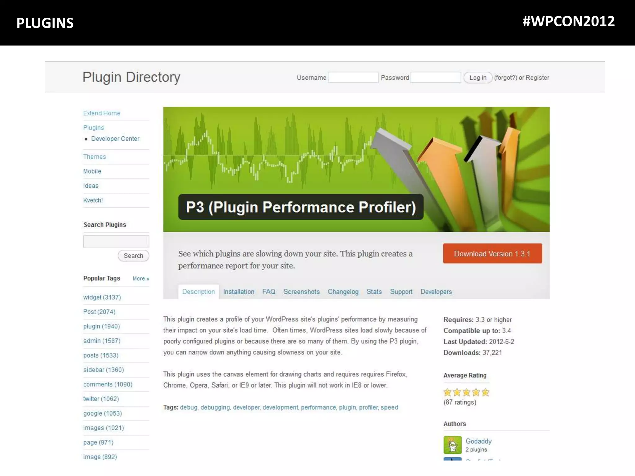 PLUGINS   #WPCON2012
 