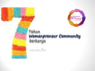 Tahun
Womanpreneur Community
berkarya
 