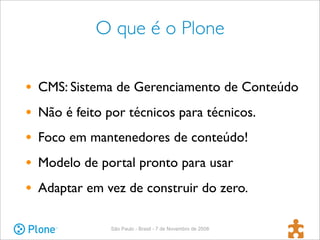 Simplifique a Gestão de Conteúdo usando o Plone