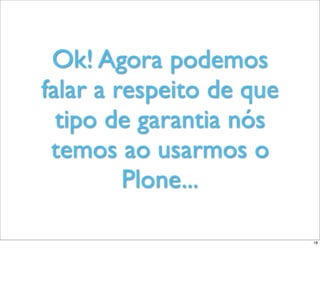 Garantia de Continuidade