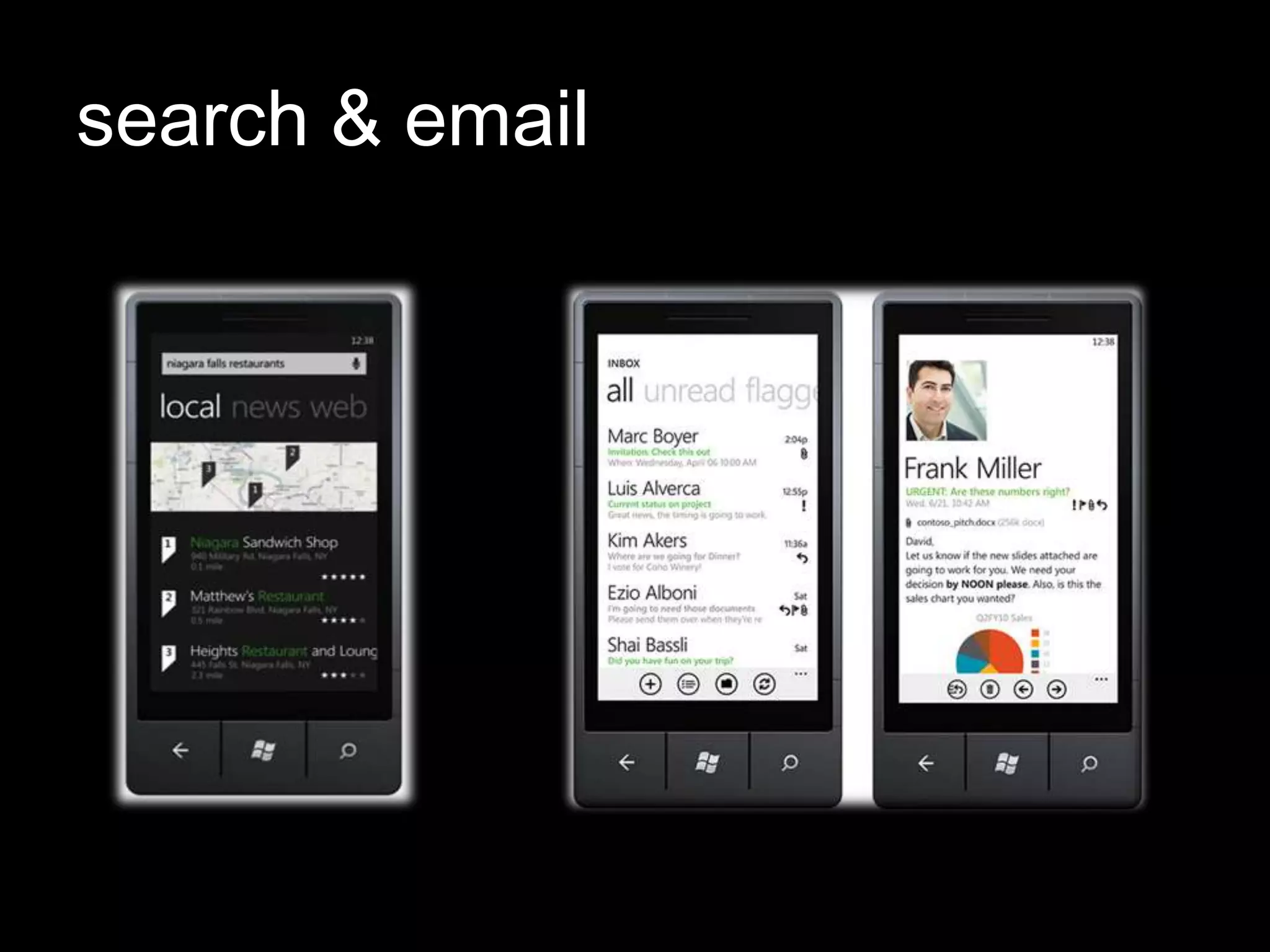 search & email
 