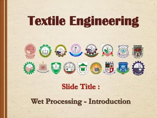 Textile Engineering
 
