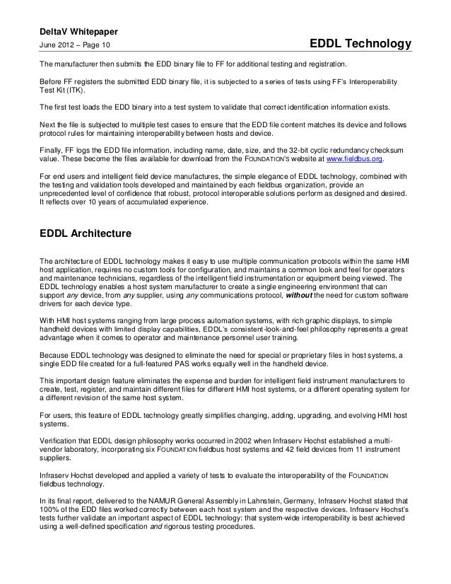 EDDL (Electronic Device Description Language)