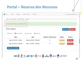 22
Portal – Reserva dos Recursos
 