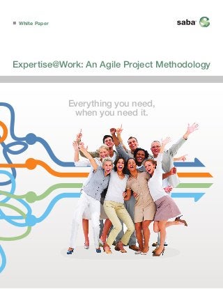 White Paper

Expertise@Work: An Agile Project Methodology

Everything you need,
when you need it.

 