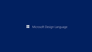 Microsoft Design Language
 