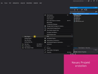 KAPITELTITEL
7
Neues Projekt
erstellen
 