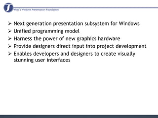 Windows Presentation Foundation | PPTX