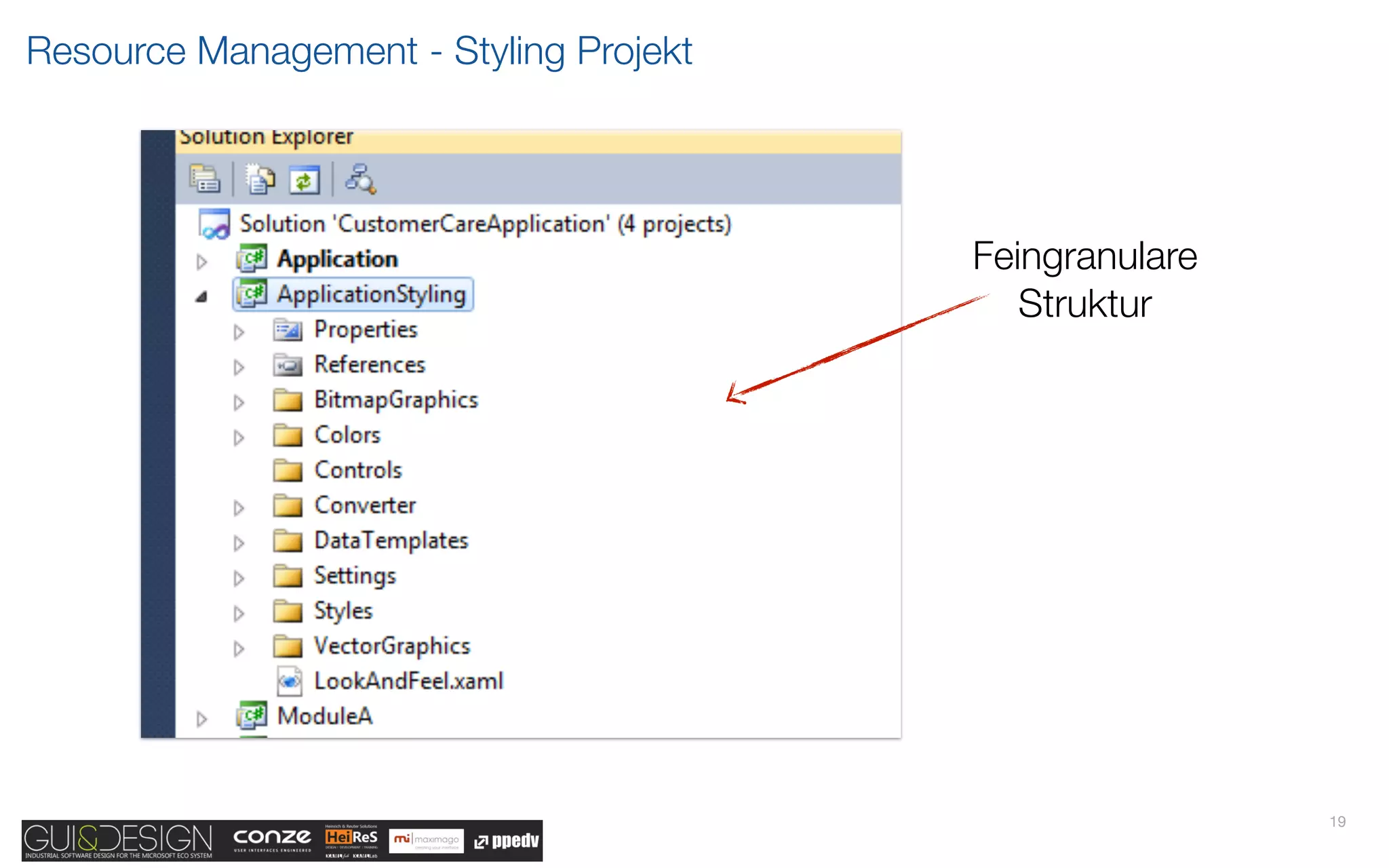 Resource Management - Styling Projekt




                                        Feingranulare
                                           Struktur




                                                        19
 