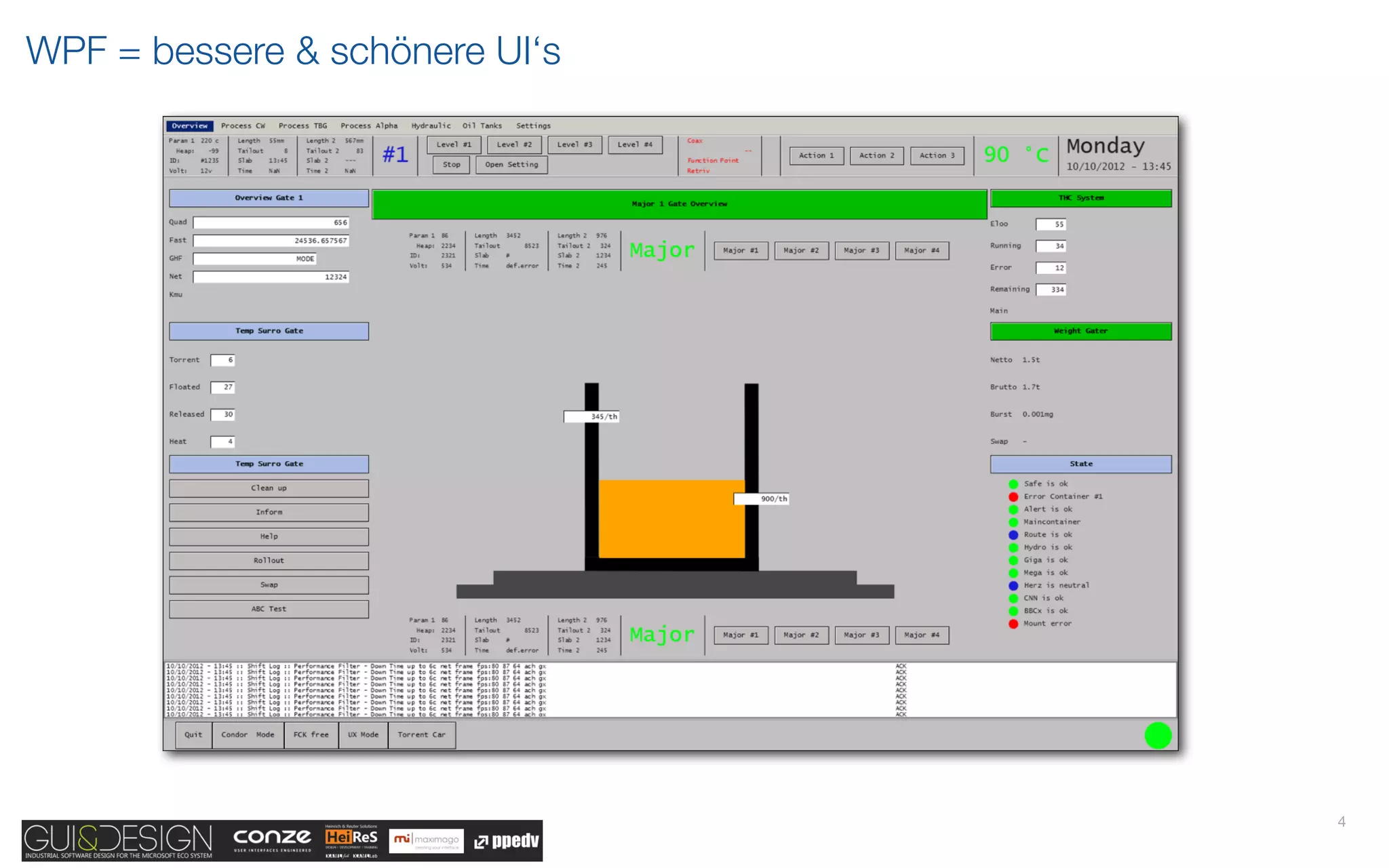 WPF = bessere & schönere UI‘s




                                4
 
