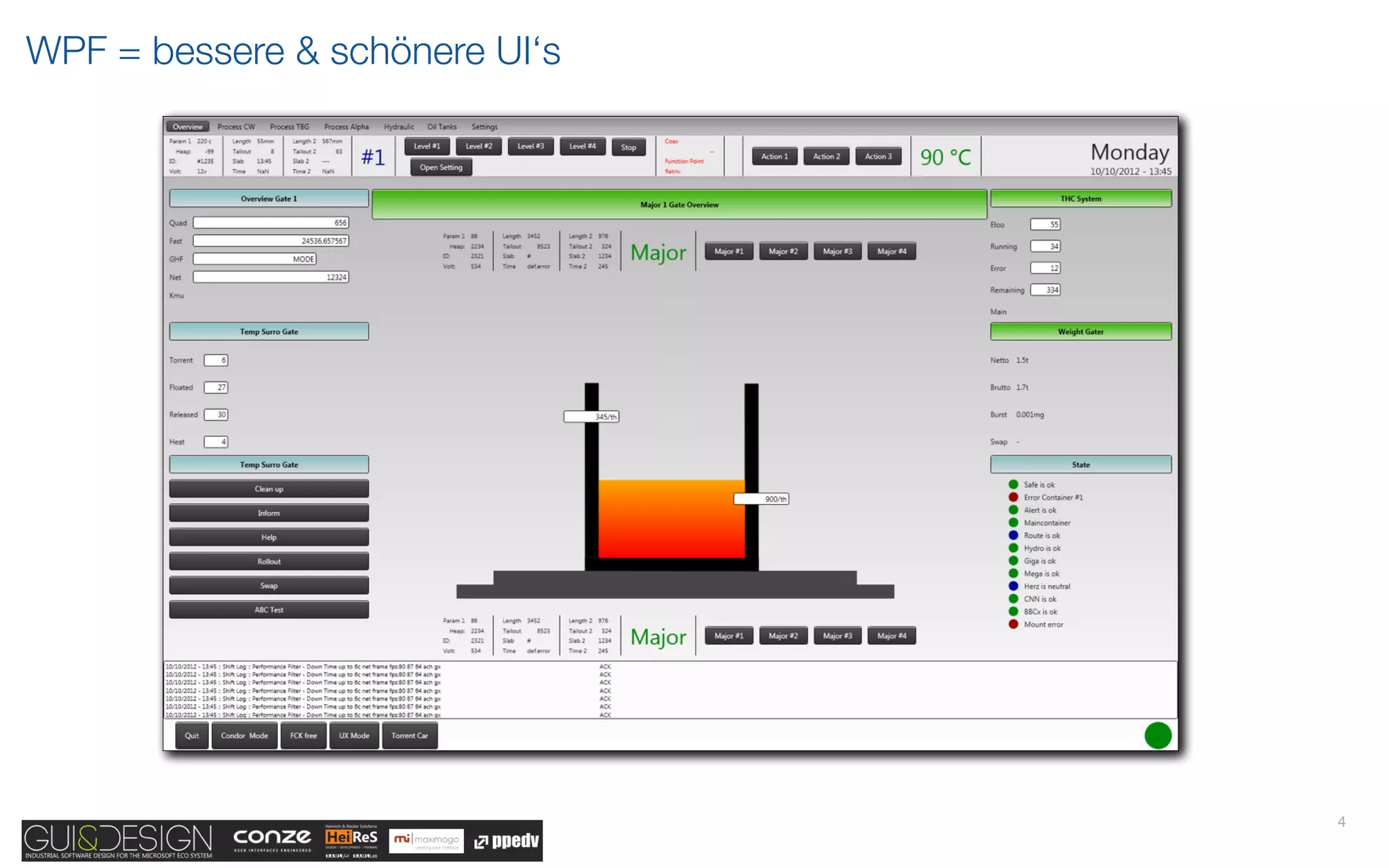 WPF = bessere & schönere UI‘s




                                4
 